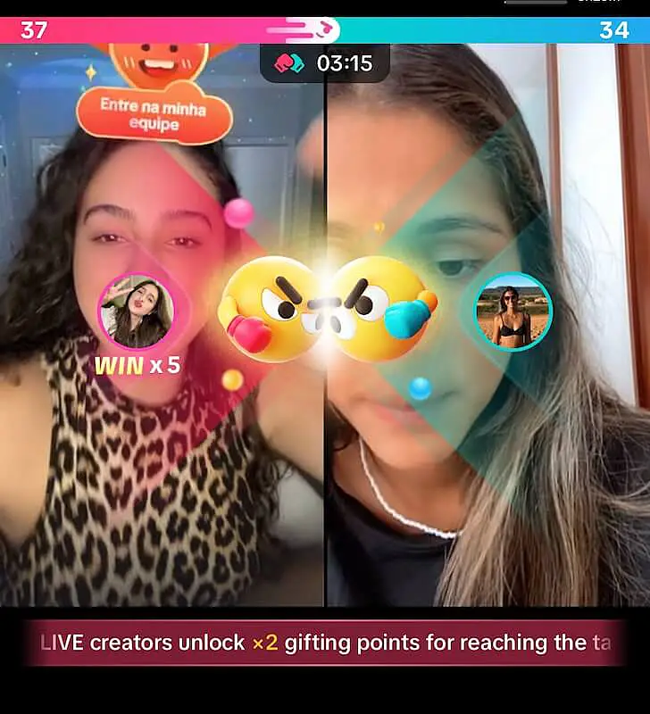 TikTok live battle