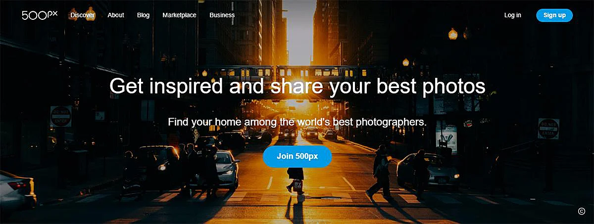 500px Website