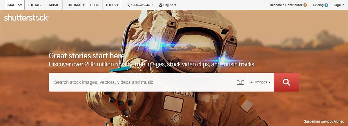 Shutterstock Website