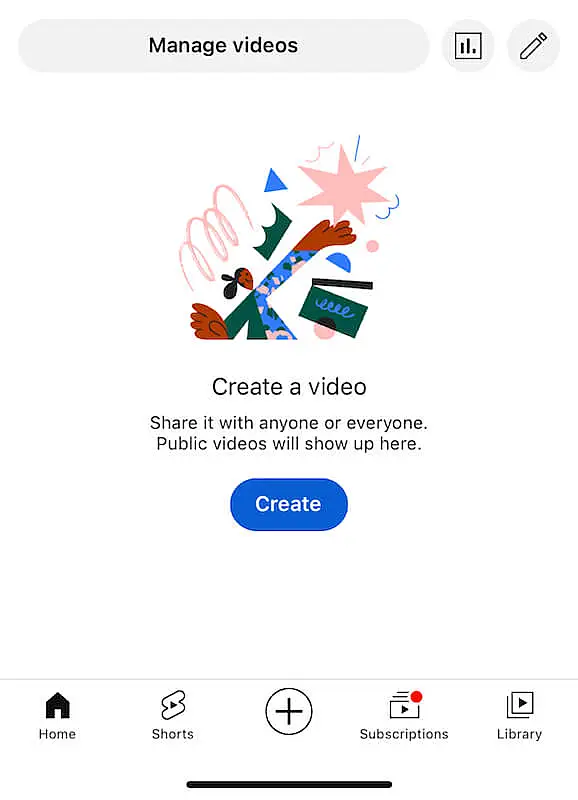 Youtube your channel page