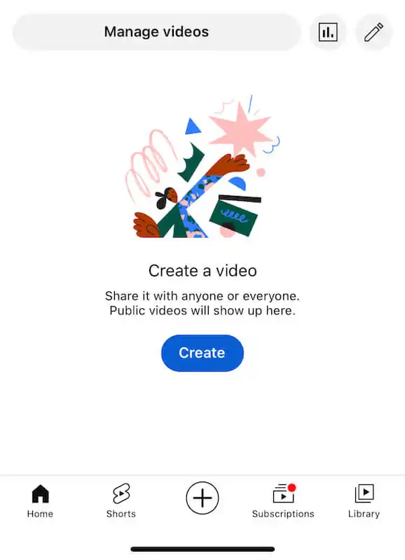 Youtube your channel page