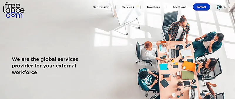 Freelance.com home page