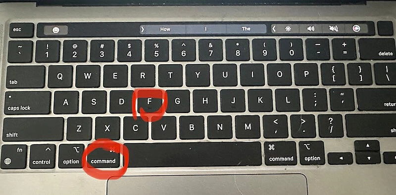 Macbook keyboard