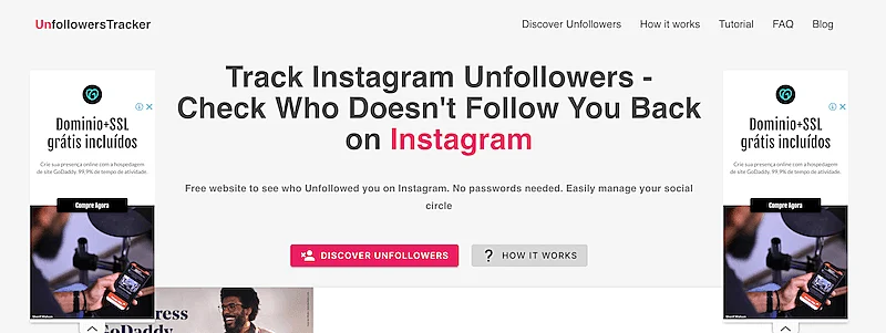 UnfollowersTracker website