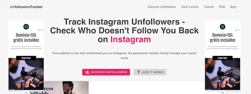 UnfollowersTracker website