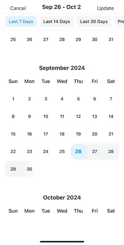 Instagram calendar