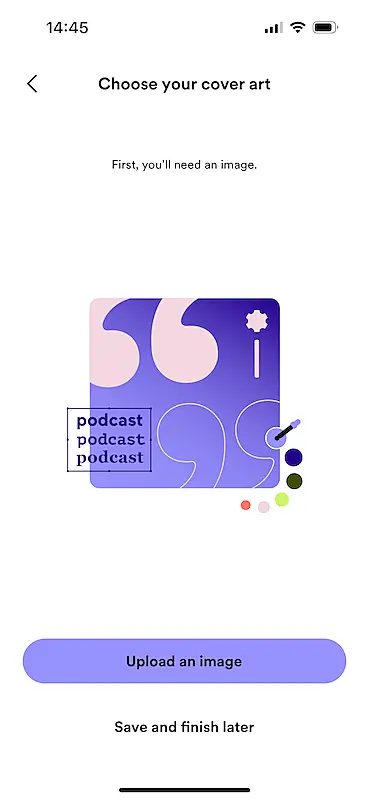 Choose the cover art page