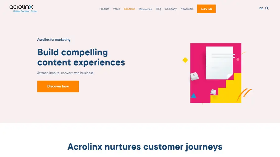 Homepage Acrolinx
