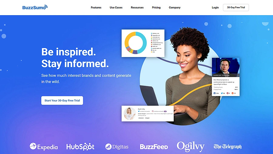 Homepage Buzzsumo