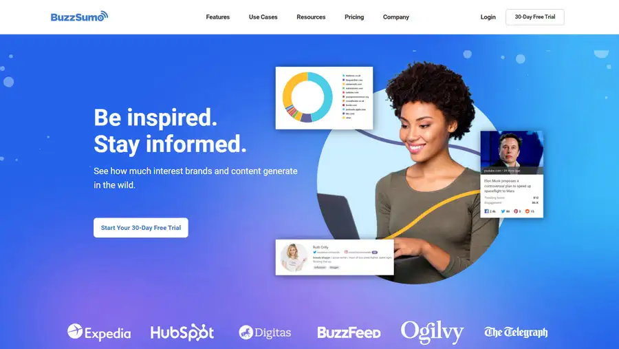 Homepage Buzzsumo