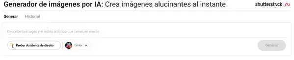 ia para crear imágene shutterstock