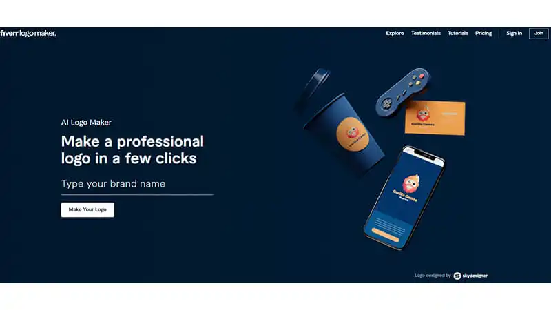 ia para criar logo com Fiverr