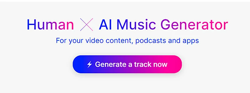 captura de tela do site de ia para fazer musica mubert