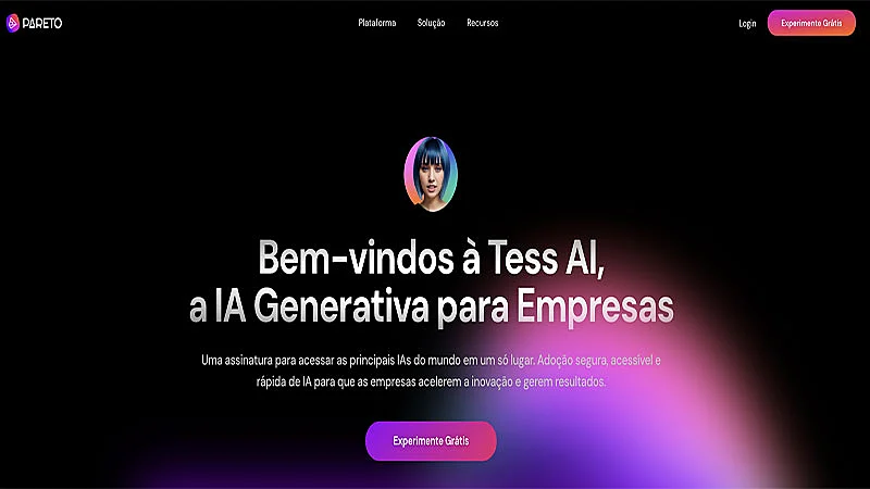 Captura de tela do Tess AI