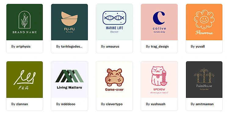 Ideias de logo Fiverr