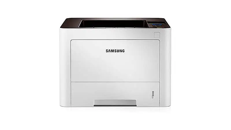 imagem de uma impressora Samsung Color na cor branca