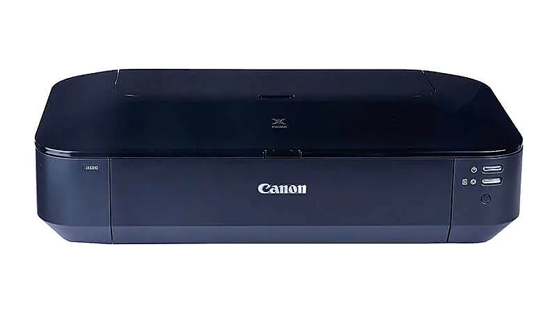 imagem de uma impressora portátil da Canon na cor azul escuro