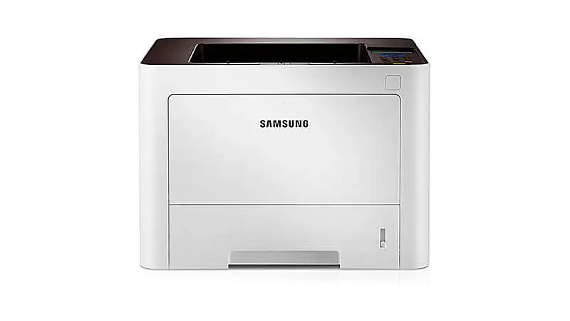 imagem de uma impressora Samsung Color na cor branca