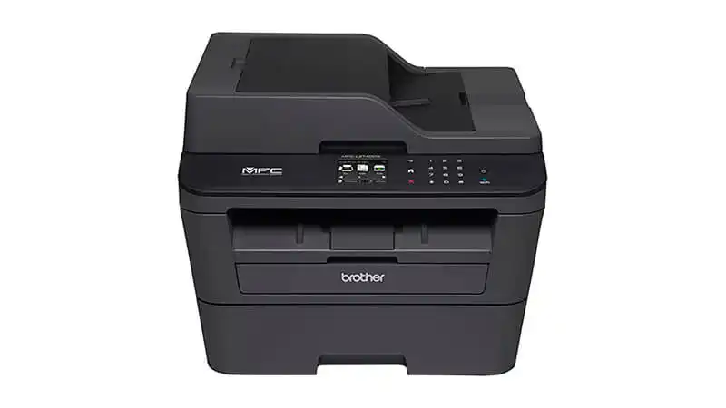 imagem de uma impressora Brother Laser Mono na cor preta
