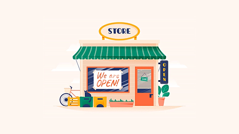 Foto de uma tesoura cortando uma fita