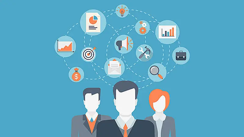 Imagem de uma mão com vários objetivos para estratégia de Inbound Marketing