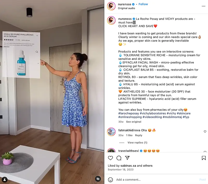 Nurenss Instagram post