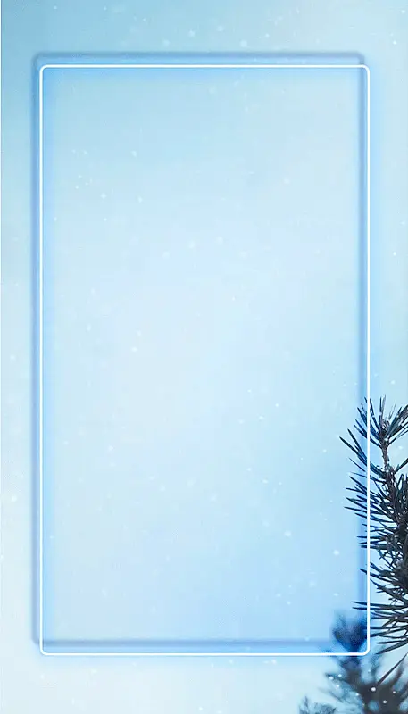 The image shows an Instagram story background with blue neon frames.