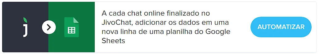 Integração entre JivoChat e Excel