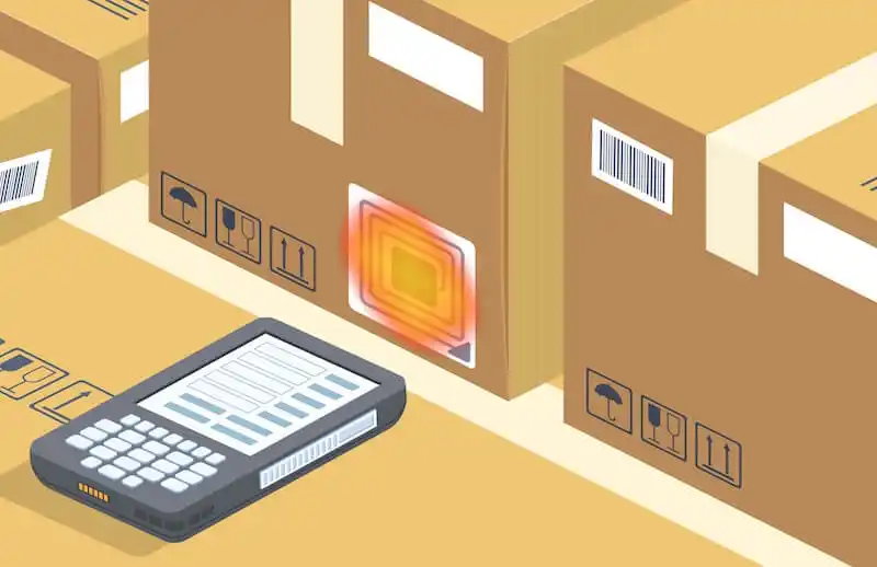 Device scanning RFID