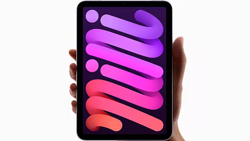 imagem mostrando a tela do iPad Mini