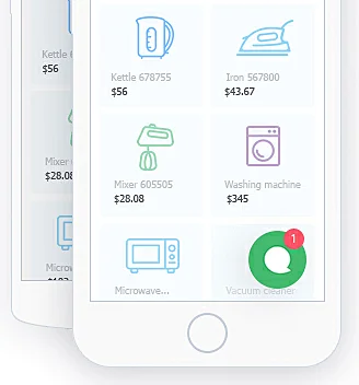 Mobile Shopping With Live Chat