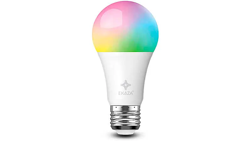 imagem de uma lâmpada smart da Ekaza