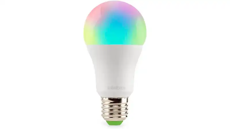 imagem de uma lâmpada smart da Intelbras