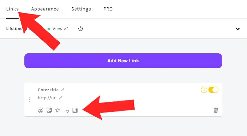 Crear una cuenta de Linktree paso 2