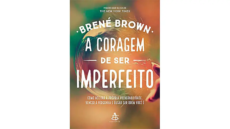 imagem que mostra a capa do livro A coragem de ser imperfeito