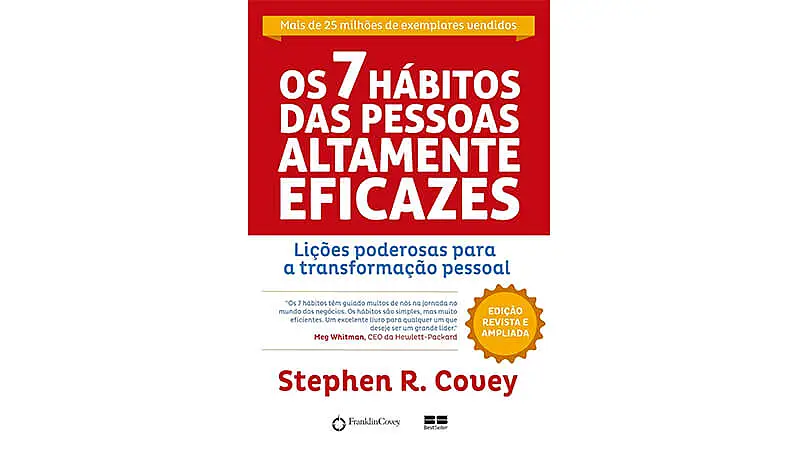 imagem que mostra a capa do livro Os 7 Hábitos das Pessoas Altamente Eficazes