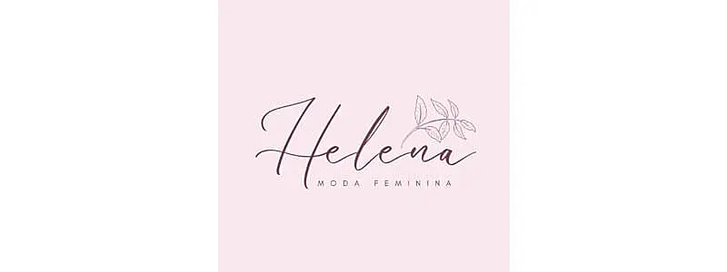 ideia de logo para loja de roupas feminina usando uma fonte manuscrita e elementos delicados