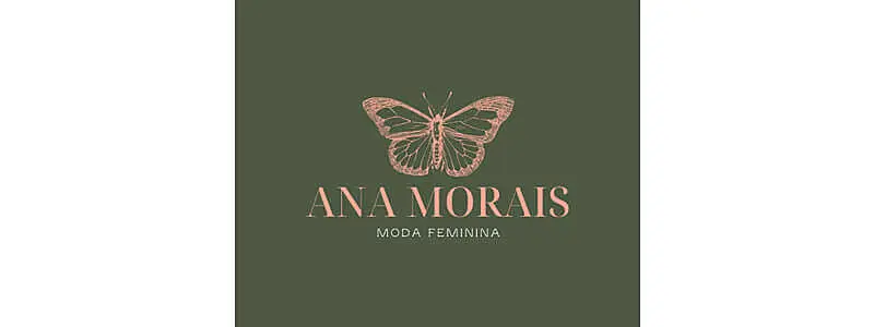 ideia de logo para loja de roupas feminina com elementos naturais