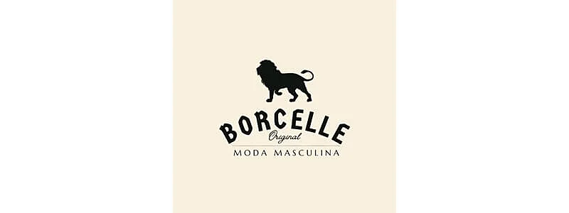 ideia de logo para loja de roupas masculina usando leão de ícone