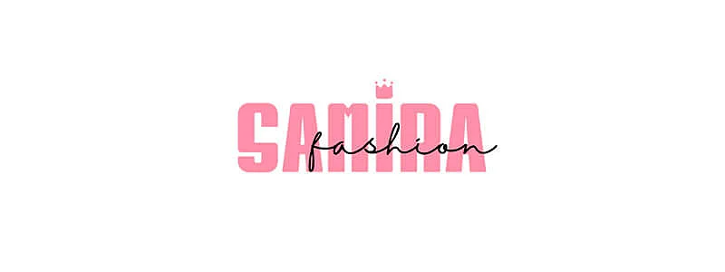 ideia de logo para loja de roupas feminina usando fonte pesada e fonte manuscrita
