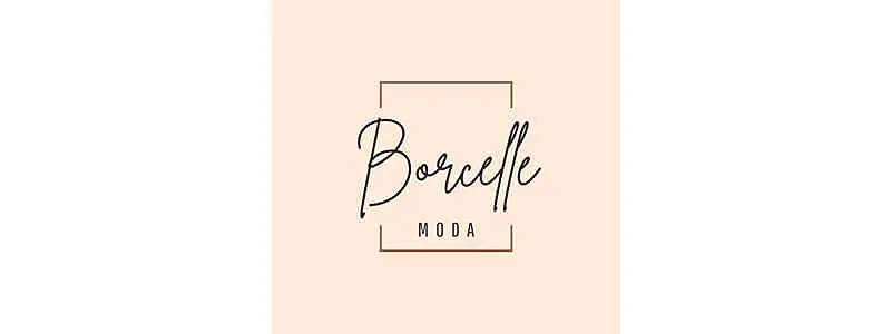 ideia de logo para loja de roupas feminina usando elemento retângulo e fontes