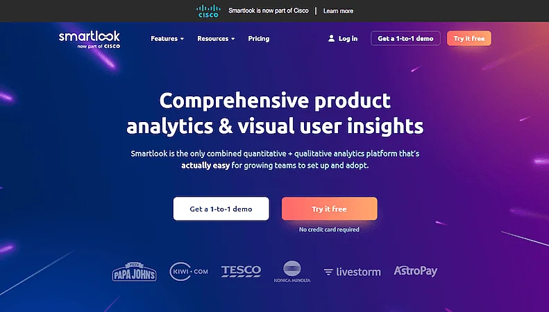 Smartlook website