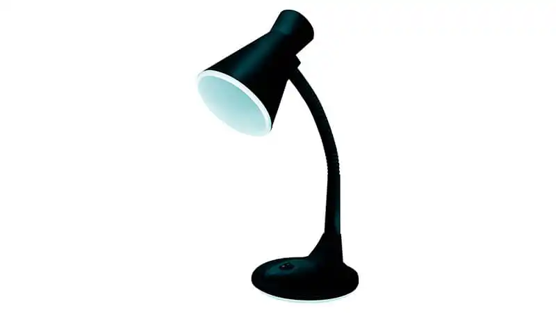 imagem de uma luminária de mesa Taschibra na cor preta