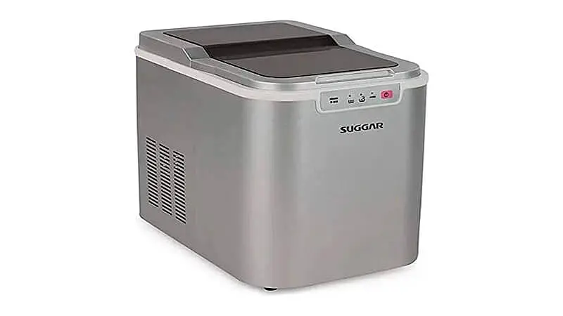 imagem de uma máquina de gelo Suggar na cor cinza