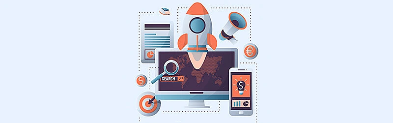 Imagen vectorizada de un ordenador, un móvil y un tablet