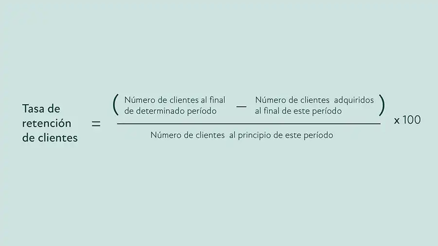 Cálculo de tasa de retención de clientes para el marketing relacional