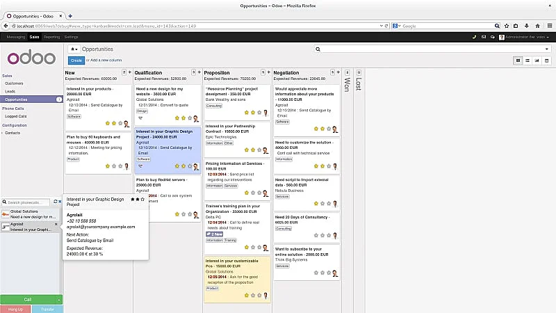 Odoo CRM