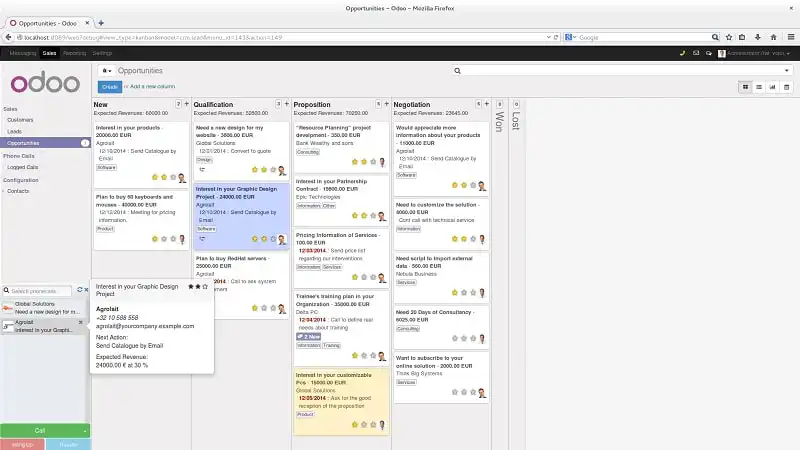 Odoo CRM