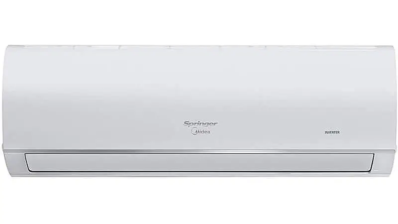 foto de um ar condicionado Midea Split Air HW Inverter na cor branca