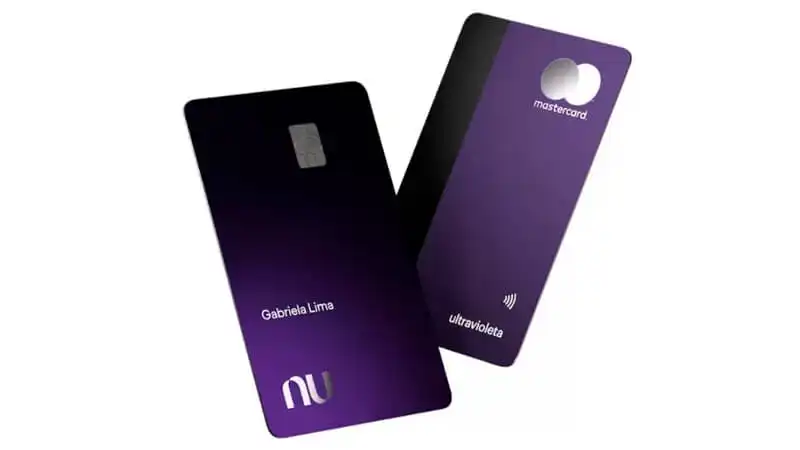 imagem do cartão de crédito Ultravioleta da NuBank